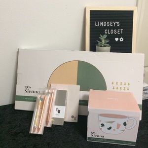 XO, Sienna Bundle: Cork board, Mug, Pens, Notepad